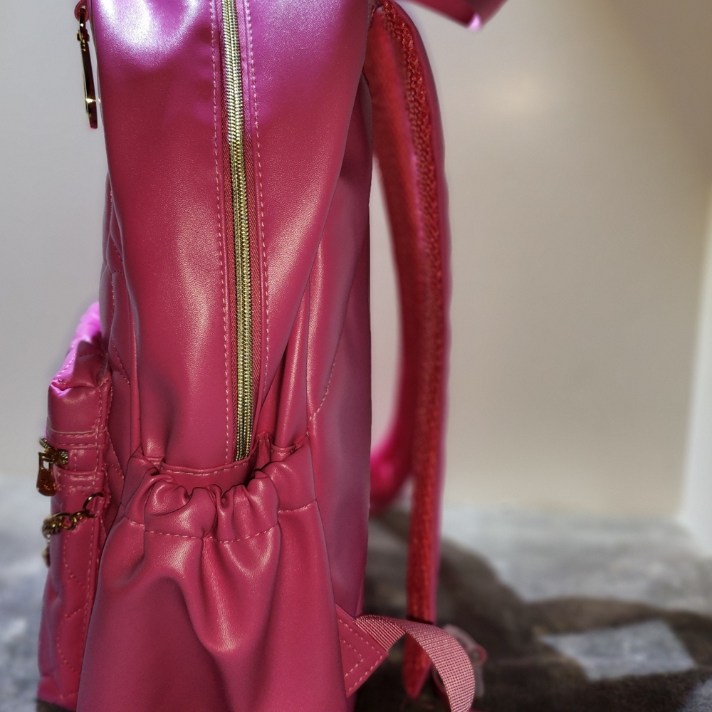 Juicy Couture Pink Quilted Backpack - Picture 3 of 10